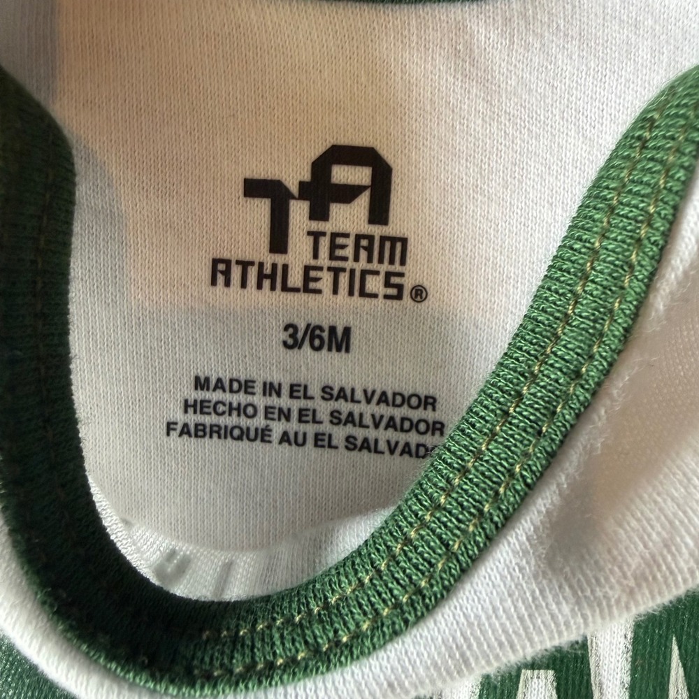 Team Athletics Michigan State Spartans Baby Bodysuit 2-Pack Green White 0-6M NEW - Picture 5 of 6